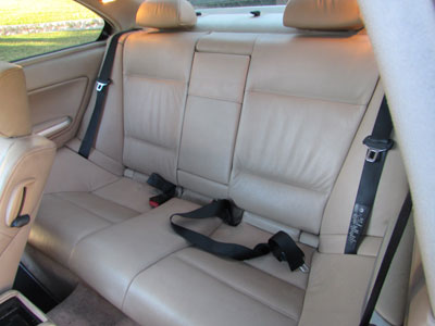 BMW Rear Seat Head Rests Leather (Pair) 52208225848 E46 323i 325i 328i 330i5